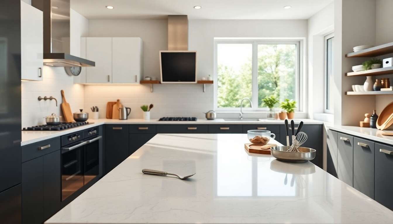 Dimensions idéales pour un plan de travail de cuisine