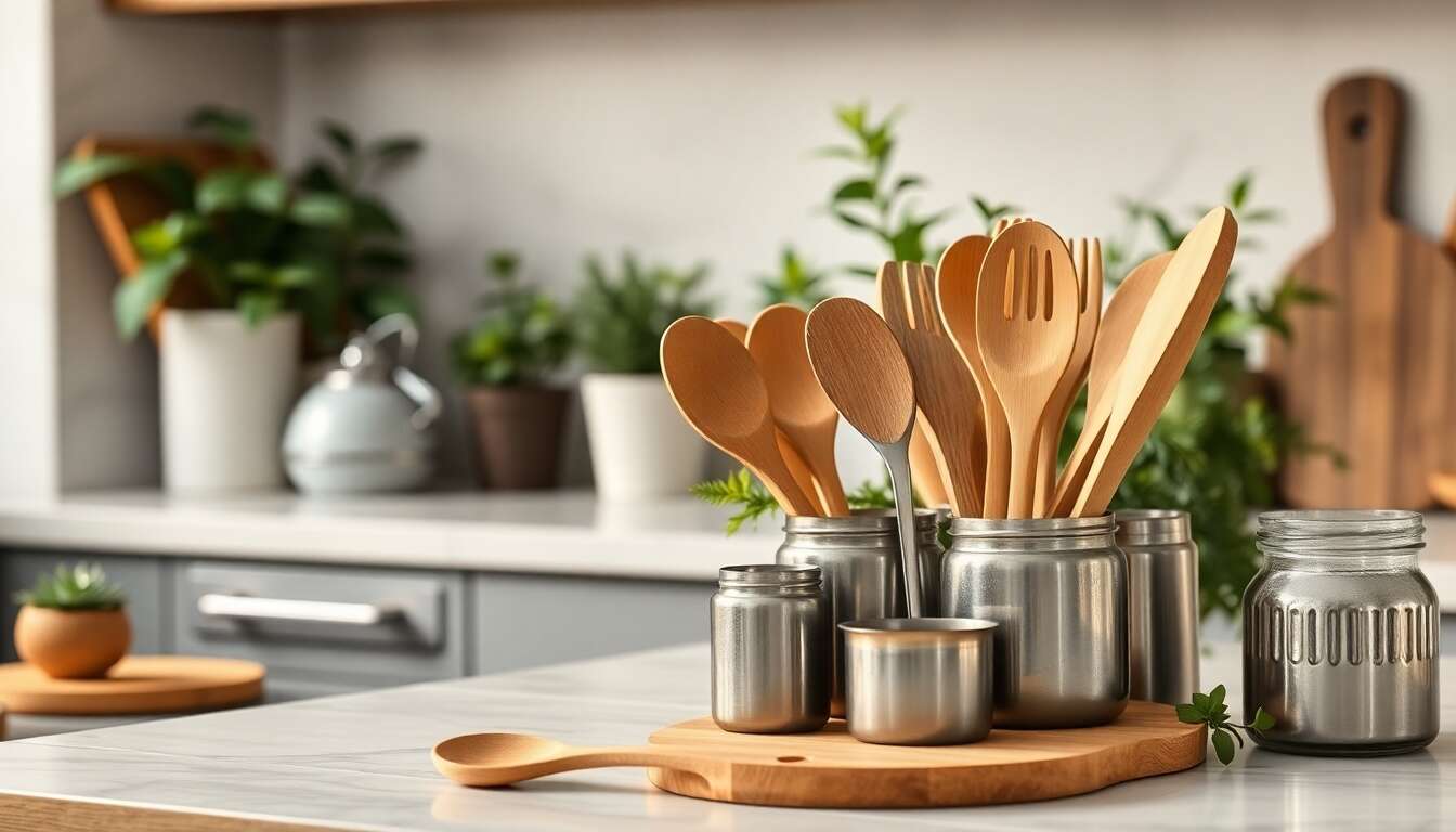 Alternatives durables aux ustensiles jetables en cuisine