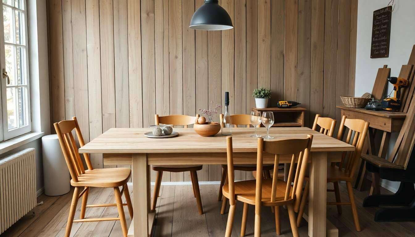 Aménager sa salle à manger avec tables et chaises en bois : astuces déco