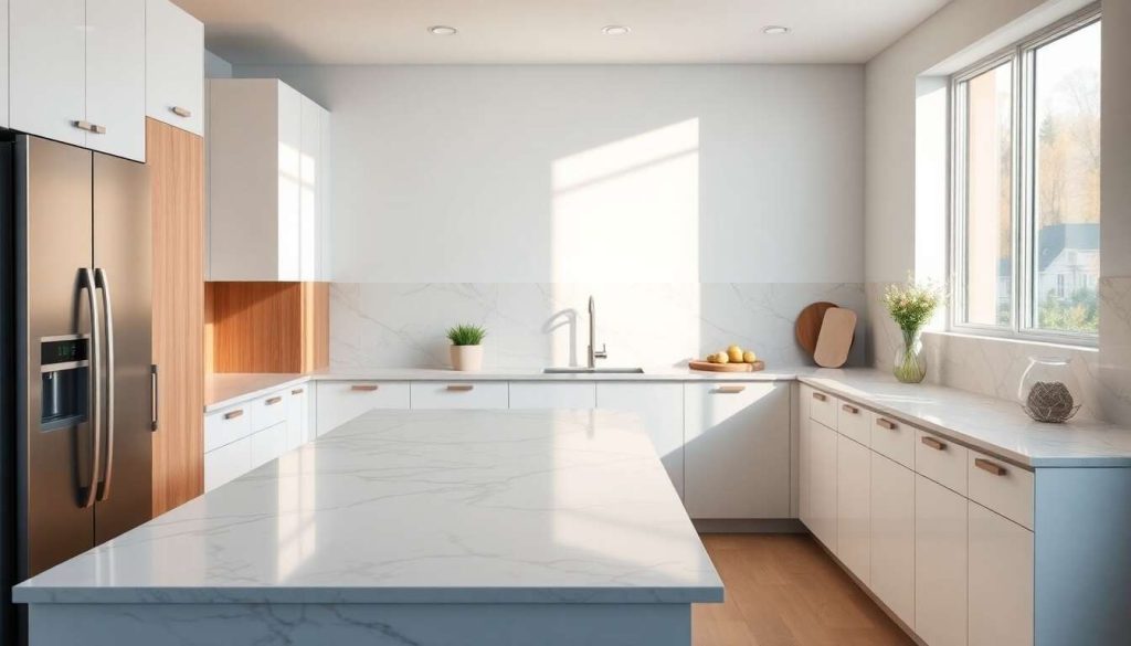Le marbre dans la cuisine : tendance et élégance