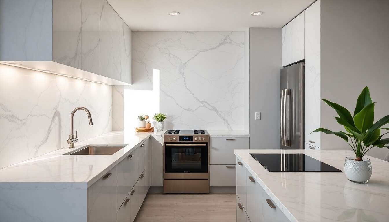 Inspirations et idées déco autour du marbre