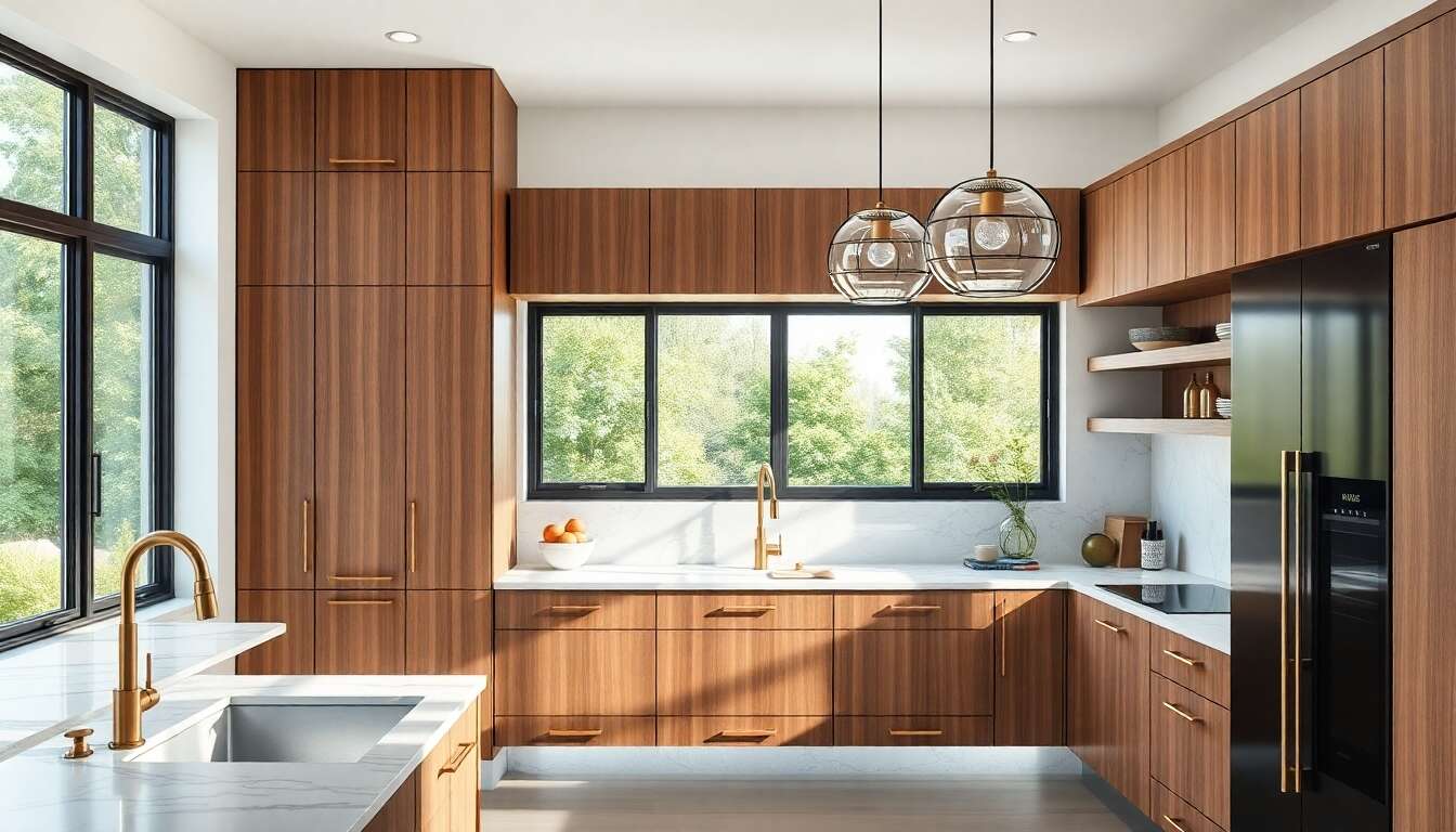 Matériaux tendance pour votre cuisine en 2024