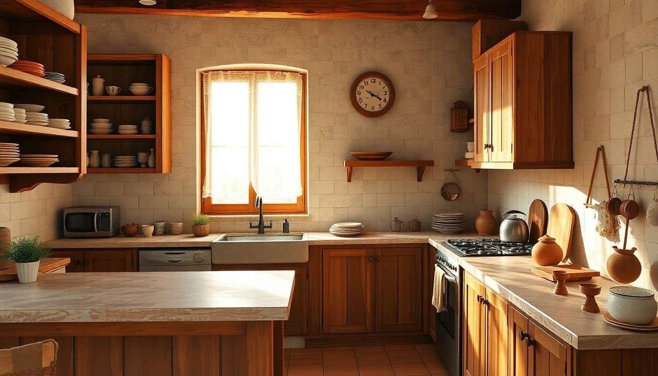 Sélectionner les matériaux naturels pour un caractère authentique