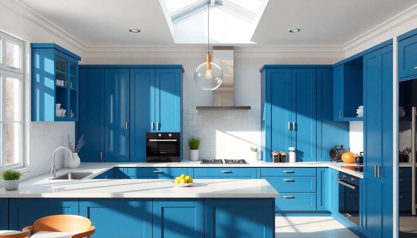 Tendance : pourquoi choisir une cuisine bleue ?