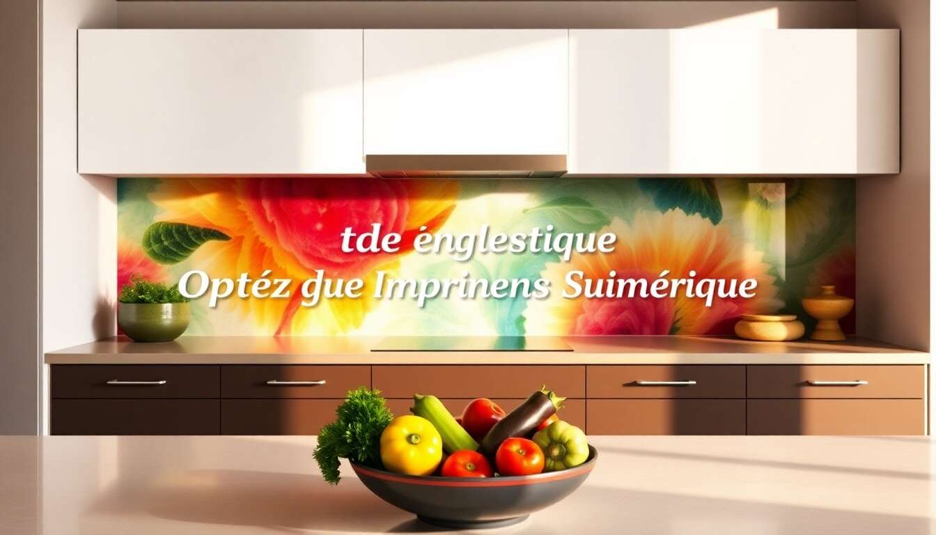 Crédence Cuisine : optez pour l'Impression Numérique