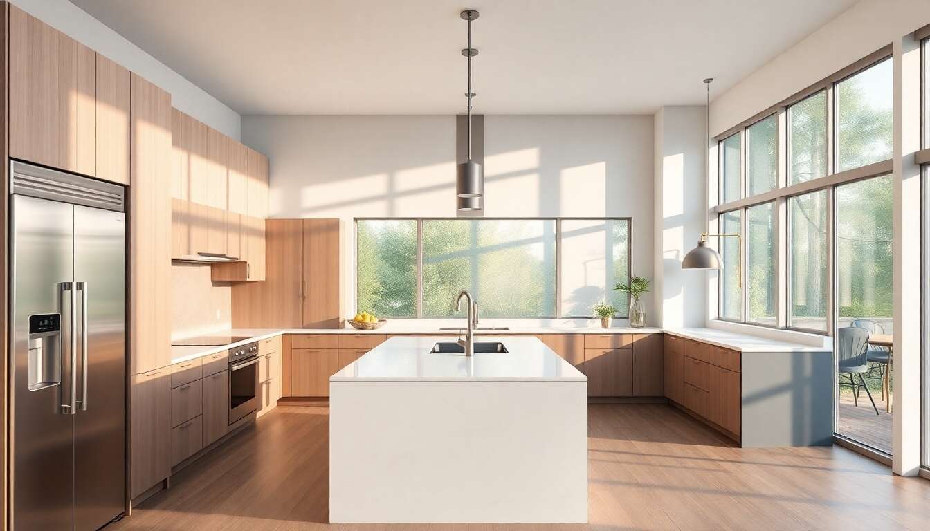 Quelle taille de cuisine pour un îlot central ?