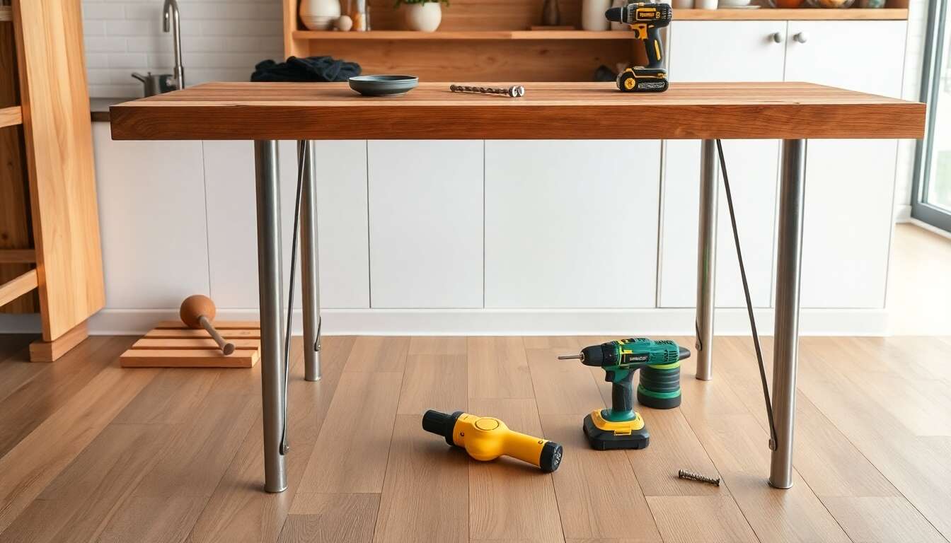 Comment installer une table haute dans sa cuisine ?