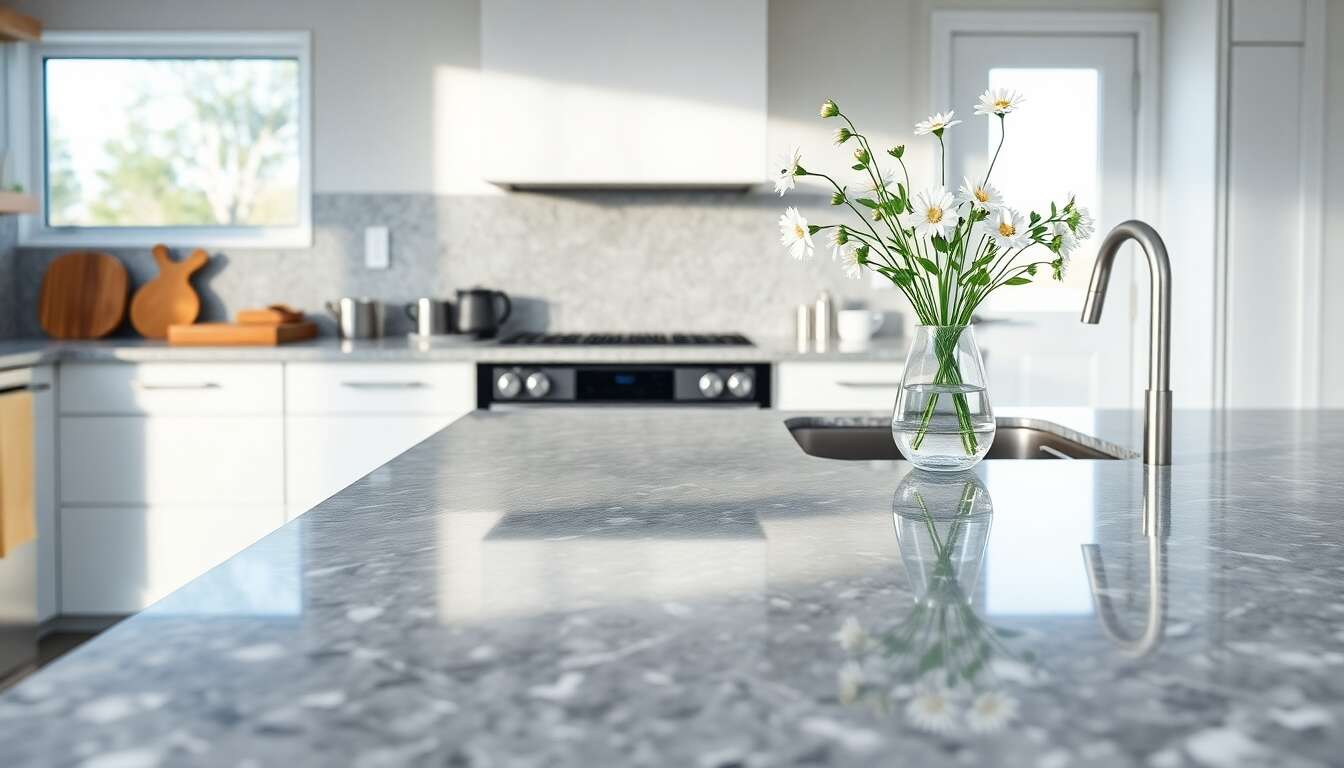 Plan de travail en granit pour cuisines : avantages et tendances