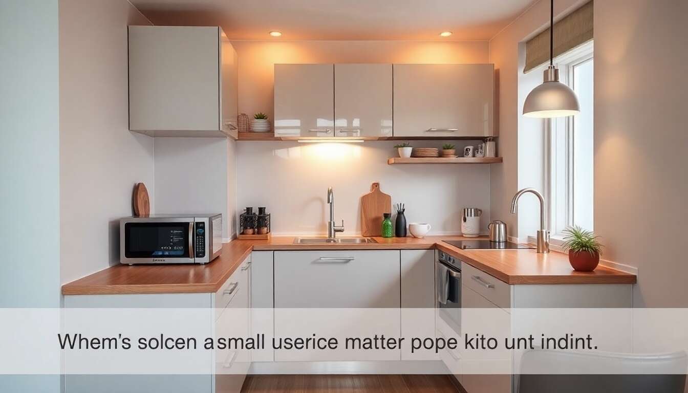Aménagement petite cuisine : évitez les erreurs courantes