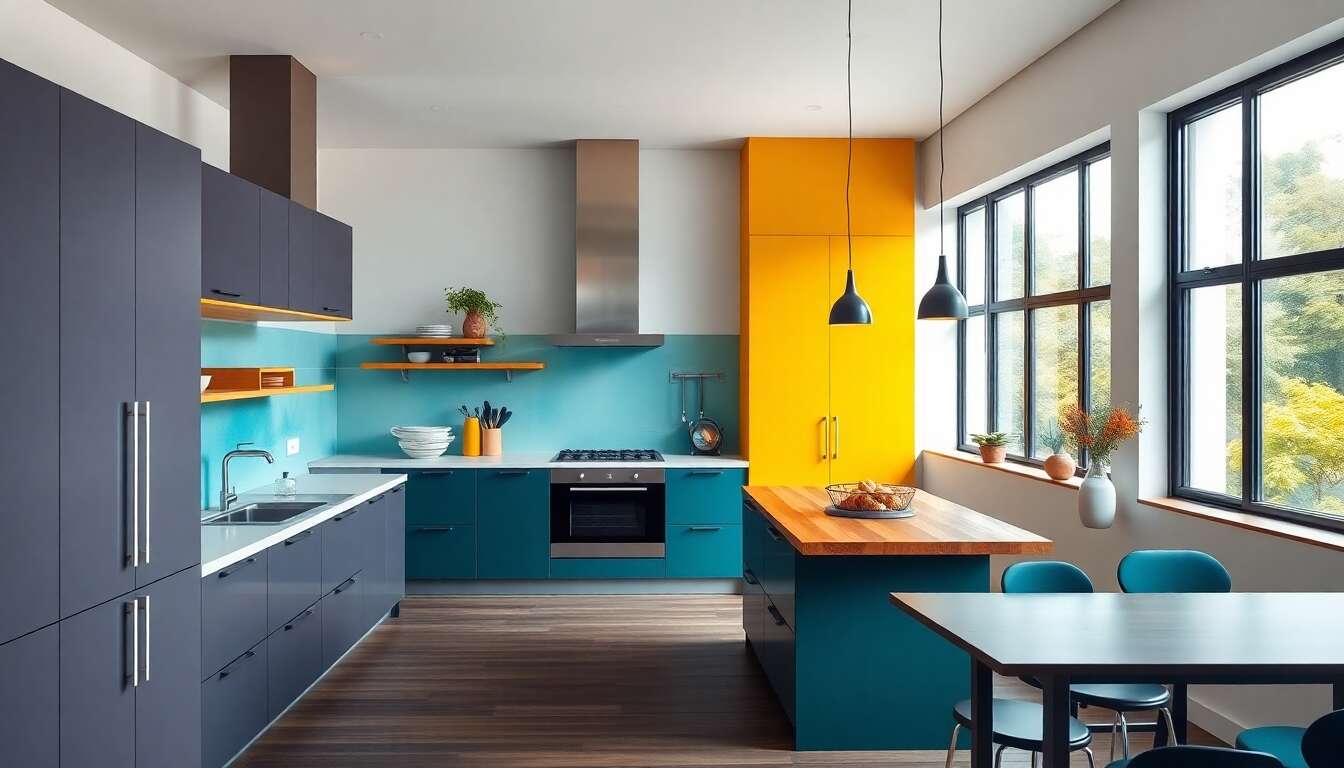 Les couleurs tendance à adopter en cuisine arty