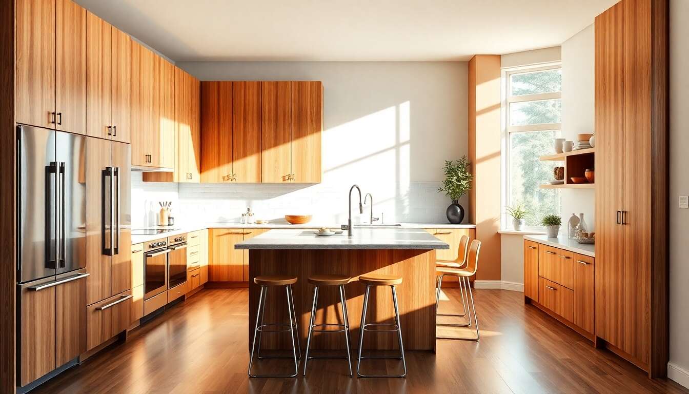 Cuisine en bois : modernité et authenticité