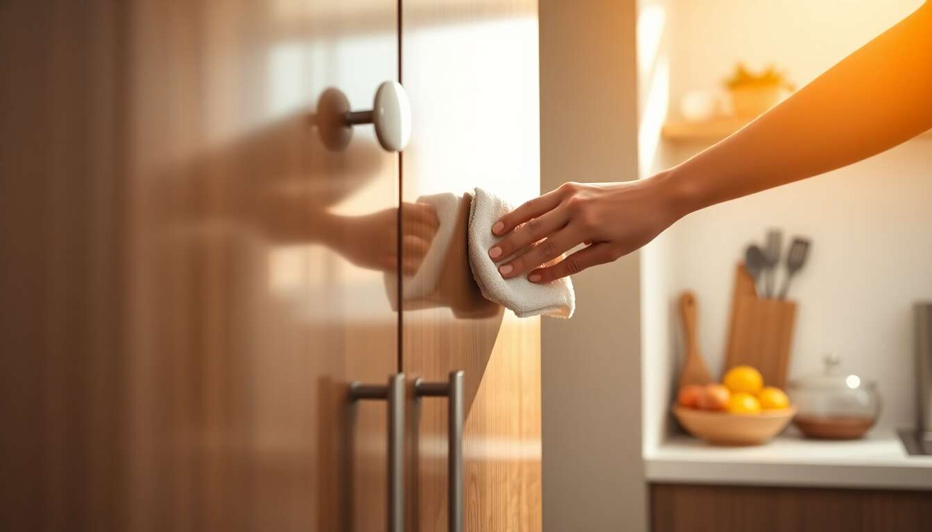 Comment nettoyer un meuble de cuisine stratifié ?