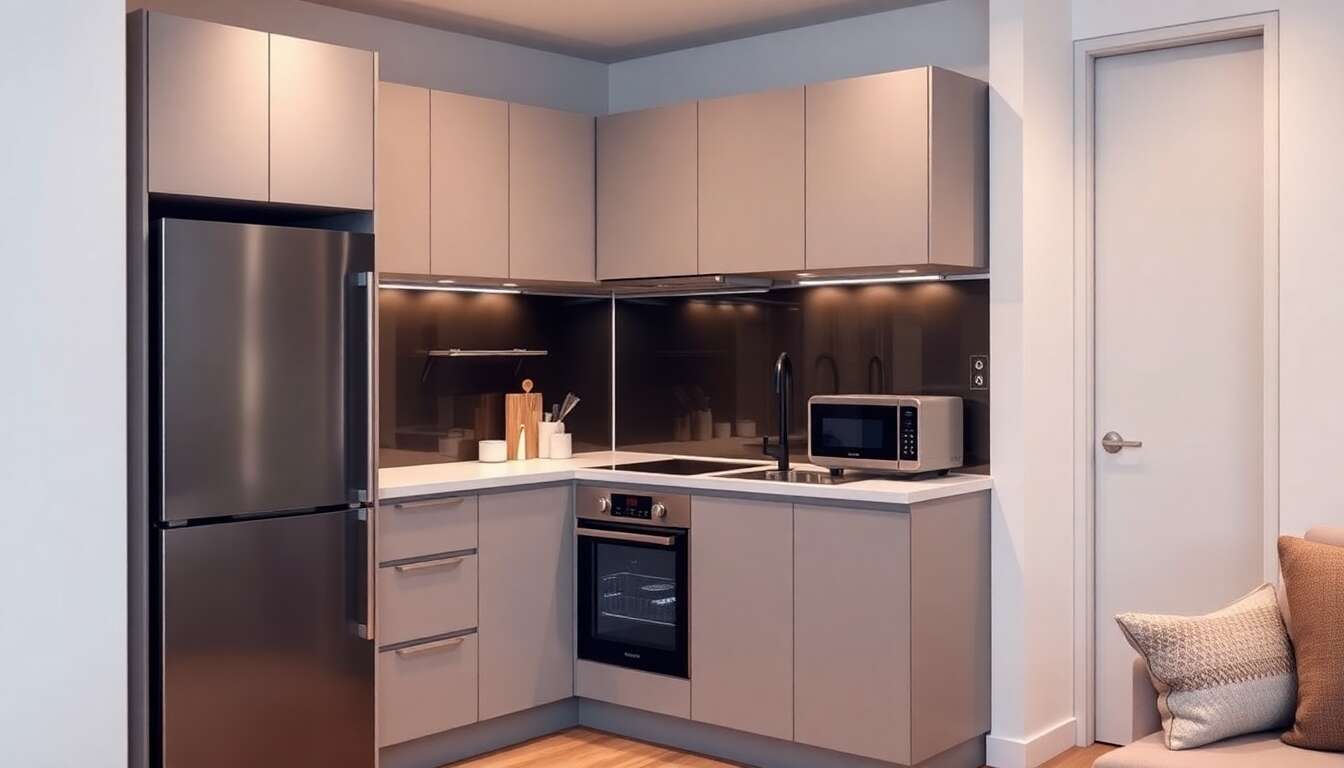 Cuisine encastrée : optimisez l'espace des petites cuisines