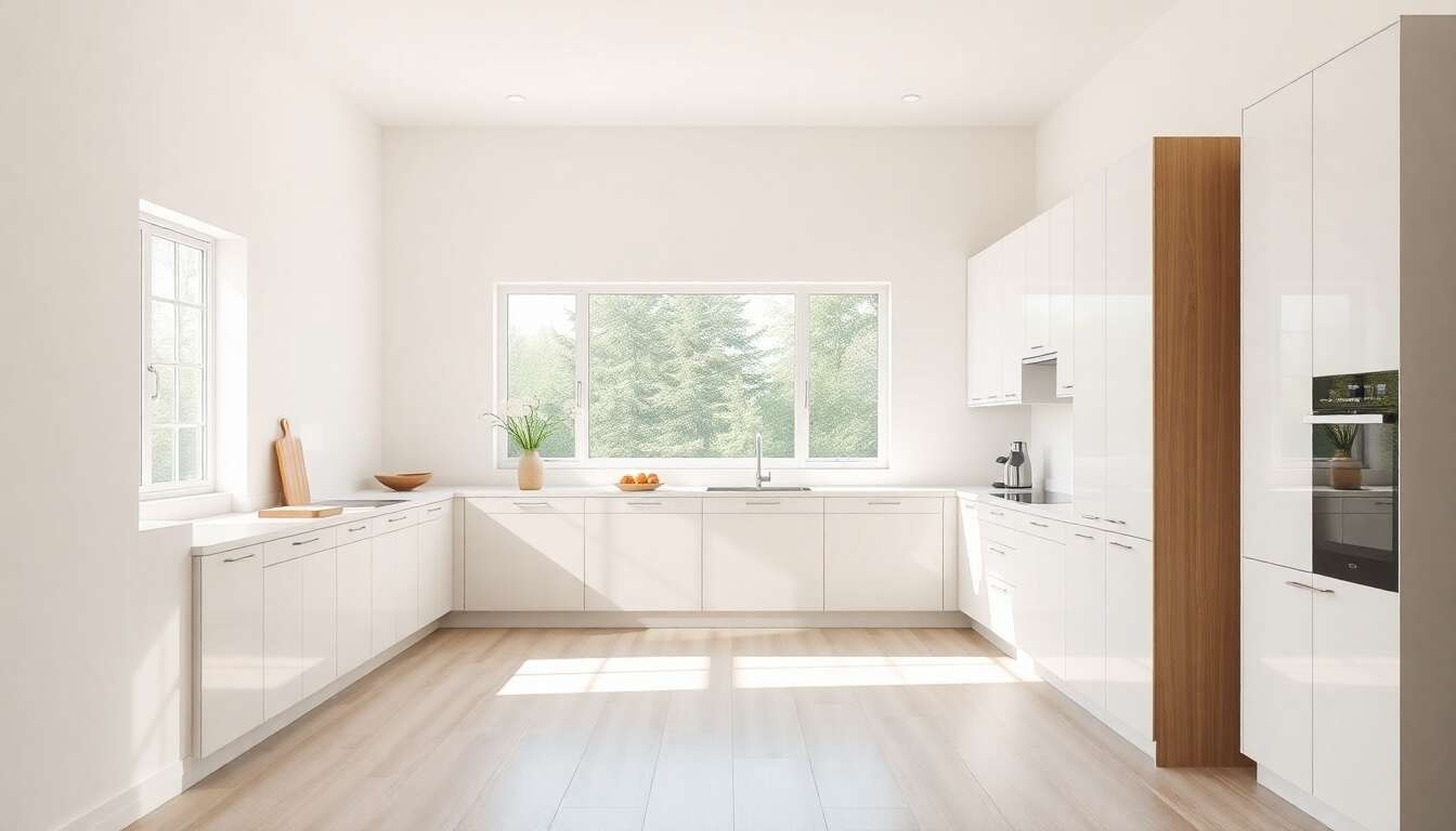 Choisir des couleurs neutres et lumineuses pour agrandir l'espace