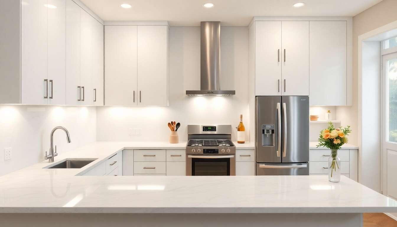 Le charme des cuisines modernes blanches