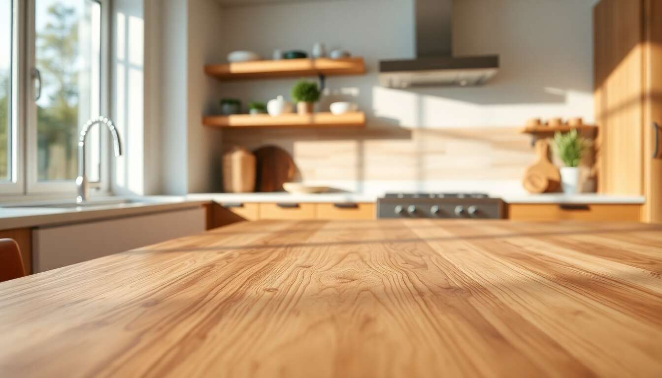 Erreurs &agrave; &eacute;viter pour l'entretien de votre plan de travail en bois