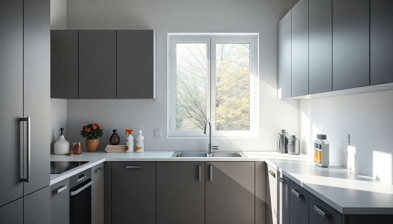 Comment nettoyer un meuble de cuisine mat ?