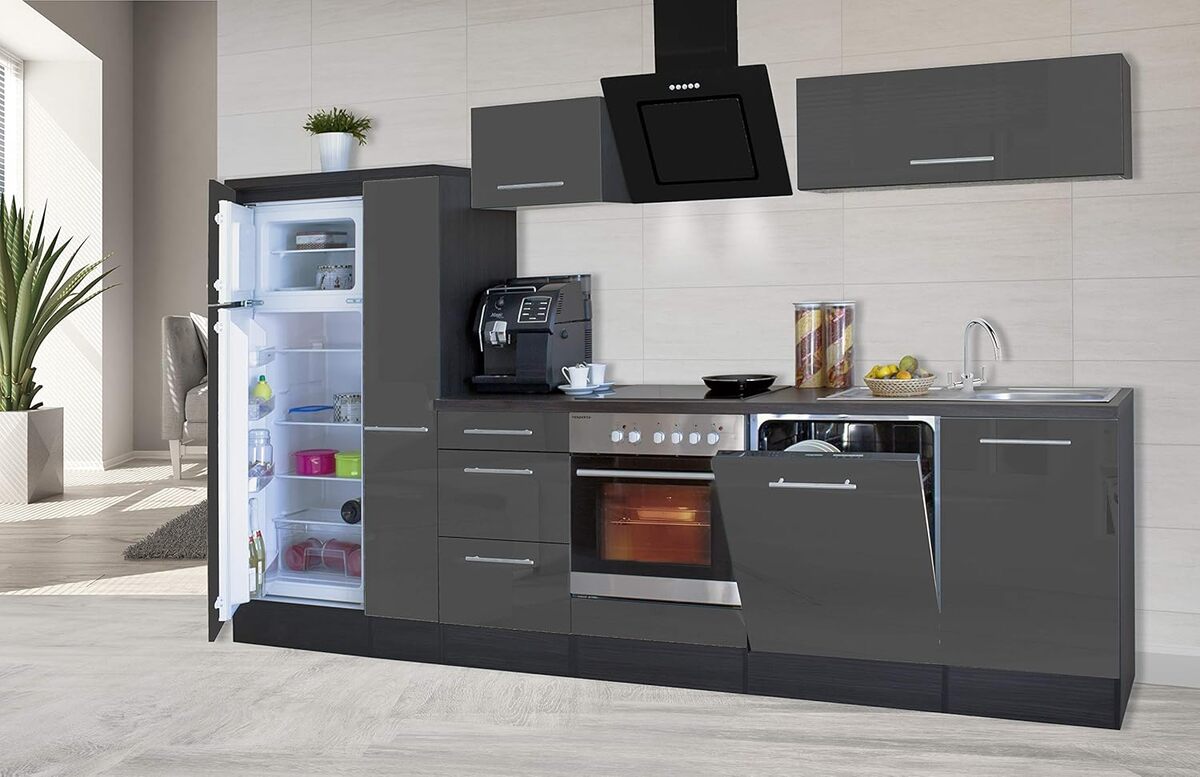 Test de la kitchenette Respekta en chêne gris
