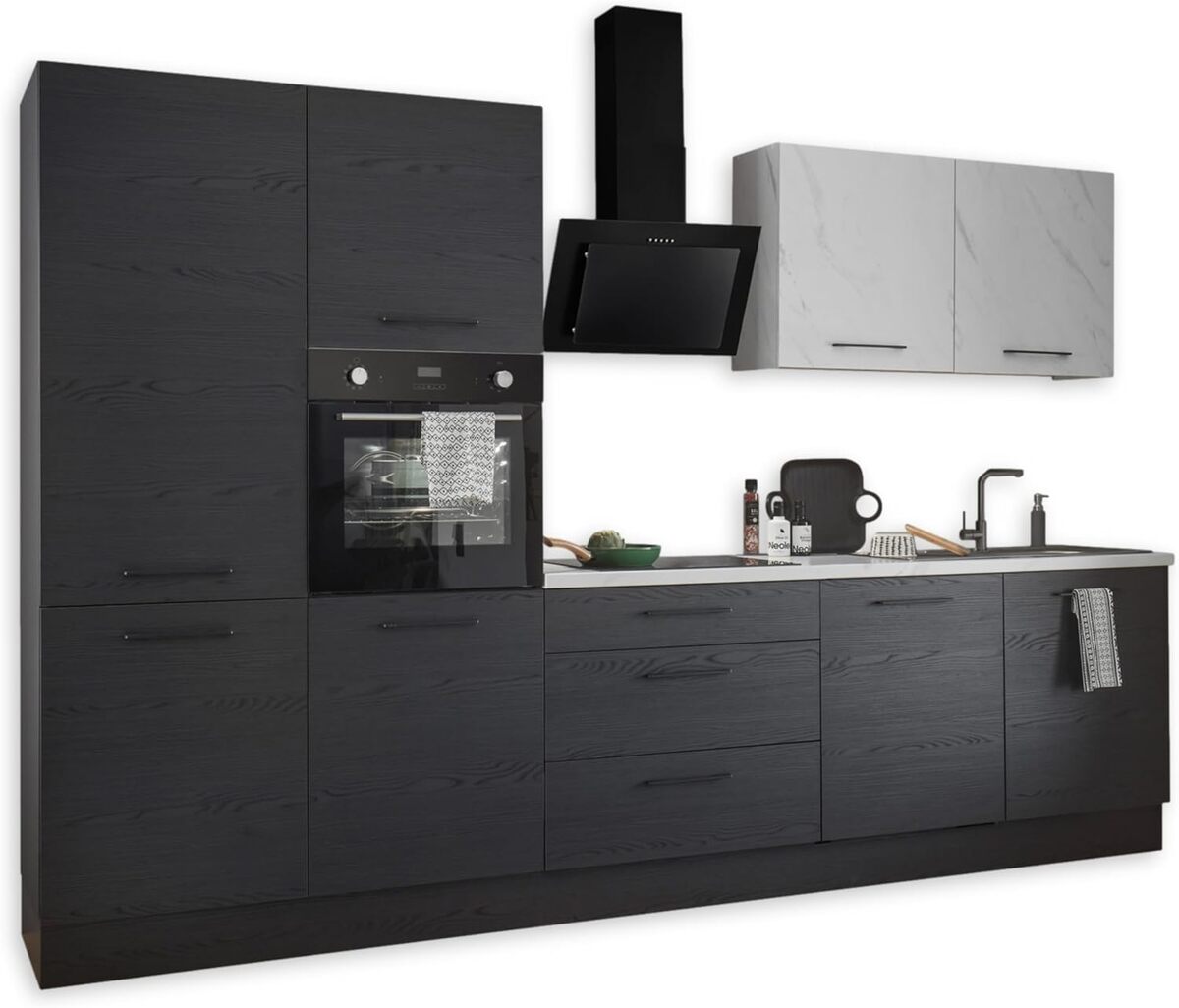 Test : kitchenette NEW YORK en graphite noir, design moderne et pratique