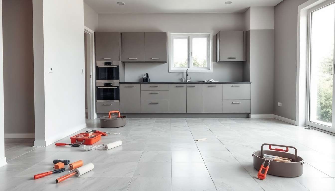 Pr&eacute;paration des supports : murs et sol