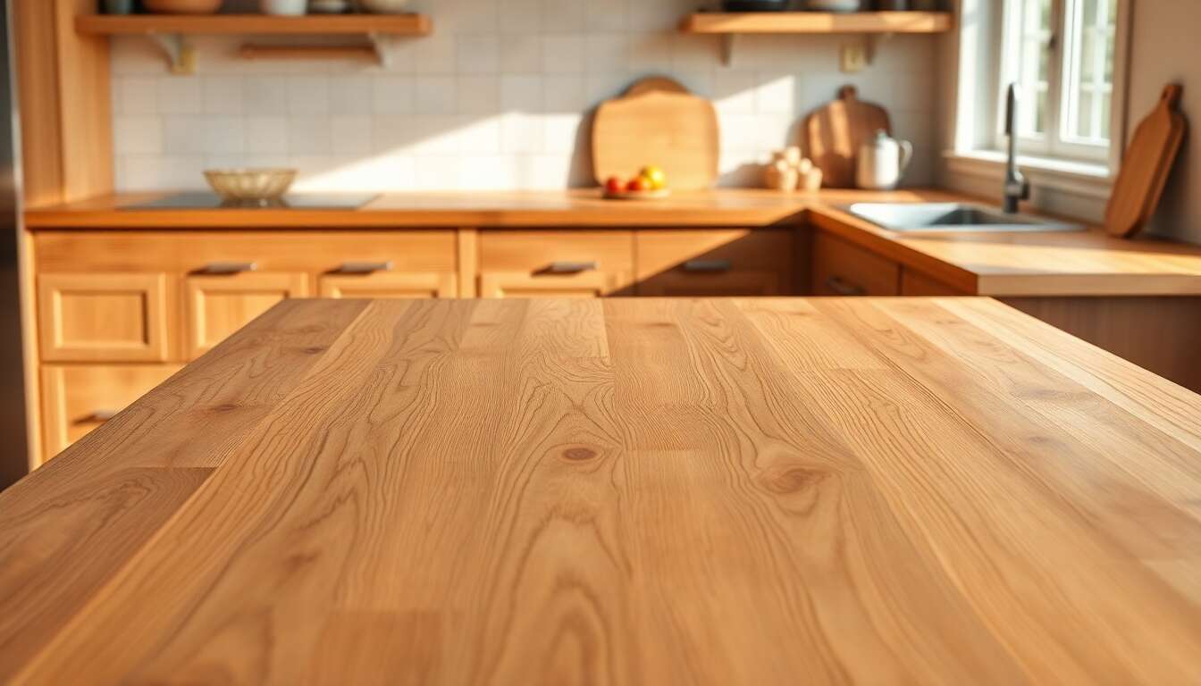 Plan de travail en bois : avantages et entretien