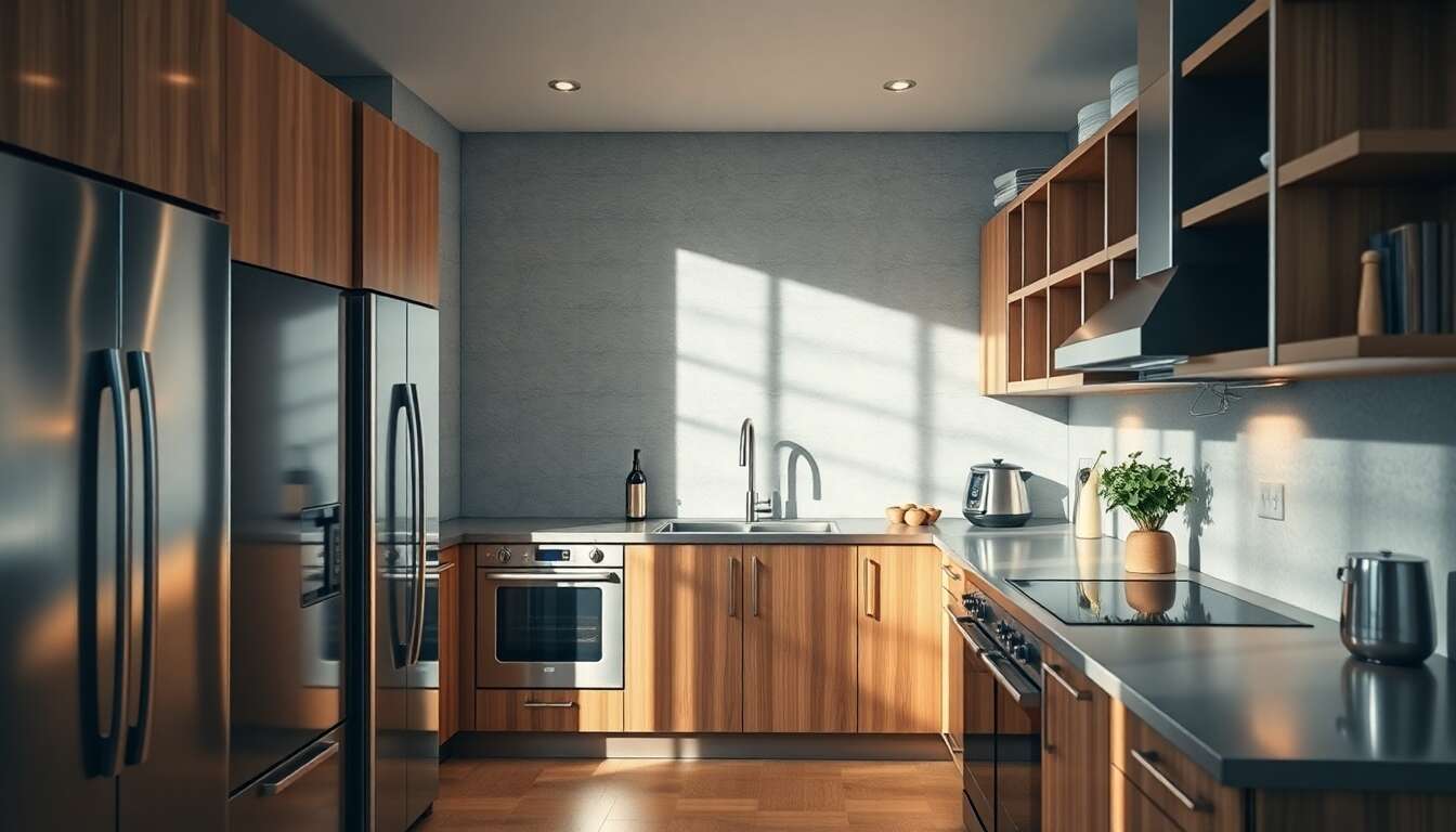 Cuisine bois et métal : sublimer votre intérieur avec les contrastes