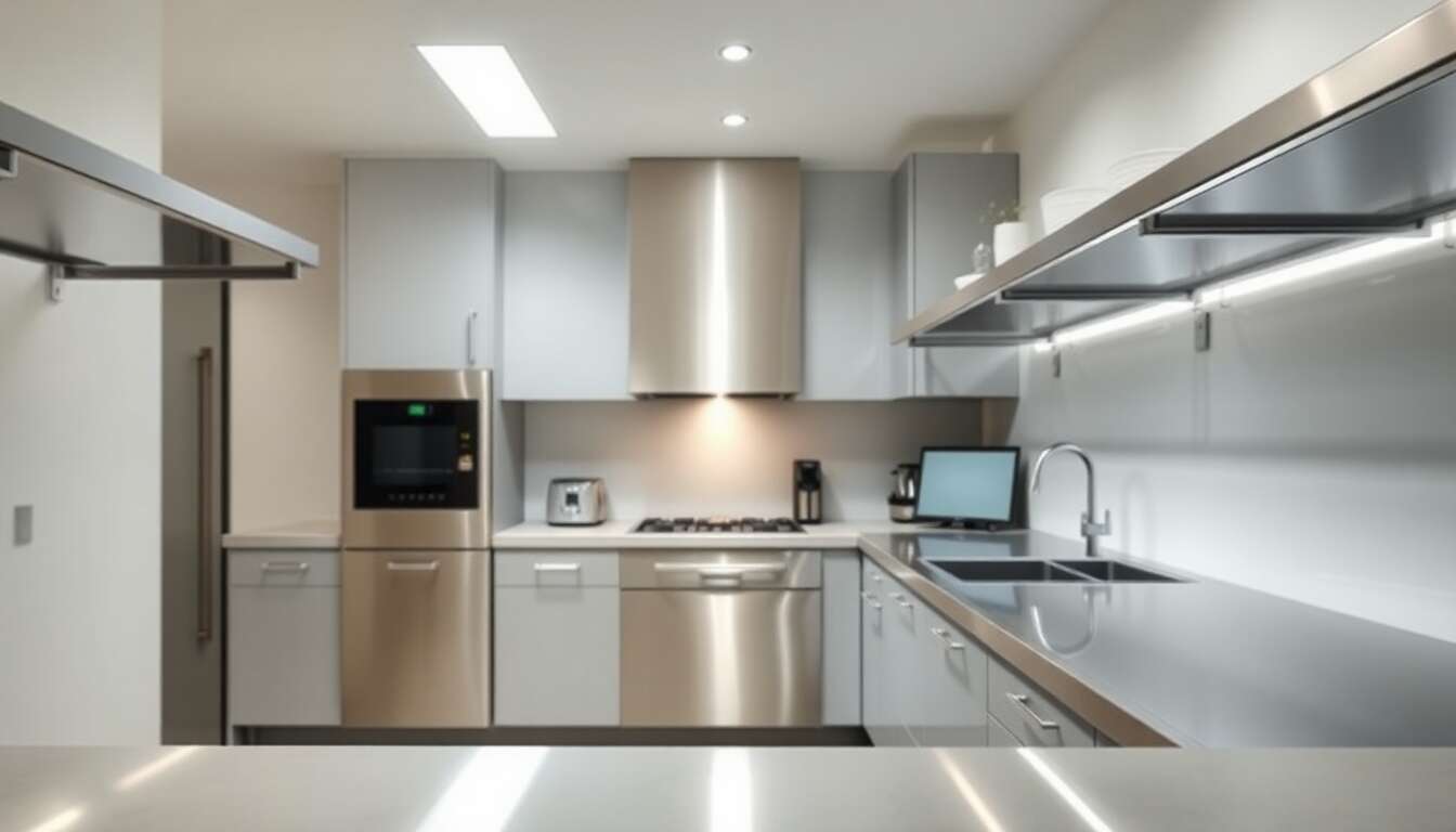 Étagères en métal : modernisez votre cuisine