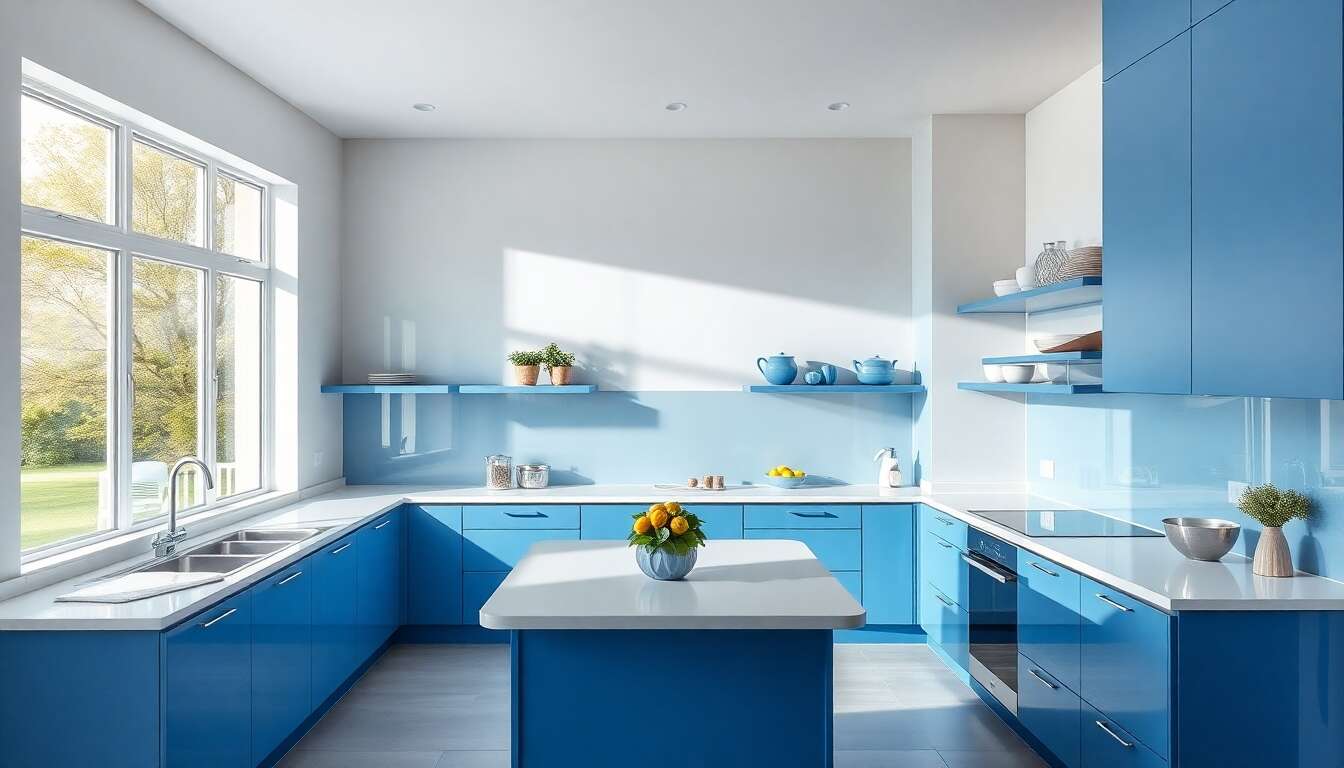 Classic Blue : tendance couleur Pantone 2025 pour la cuisine
