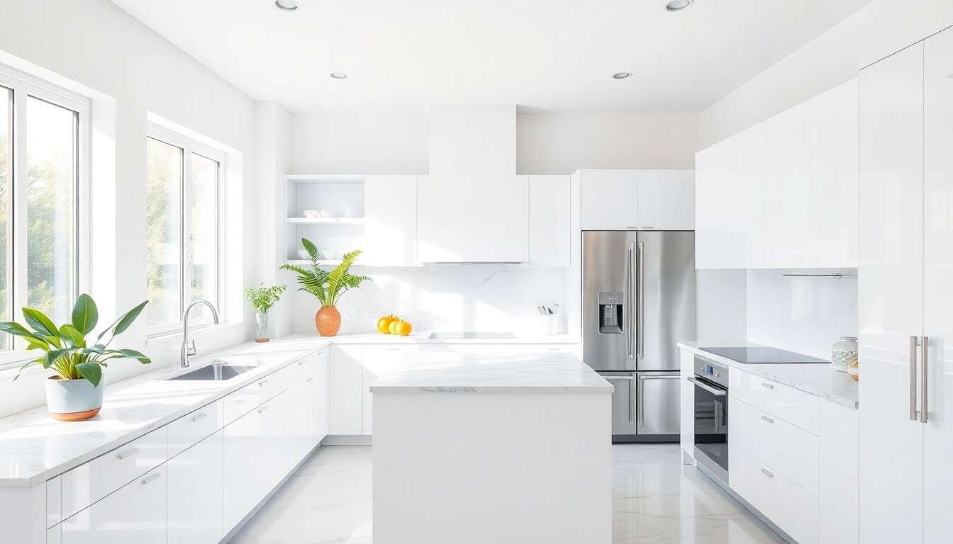 Cuisine blanche : idées et inspirations modernes