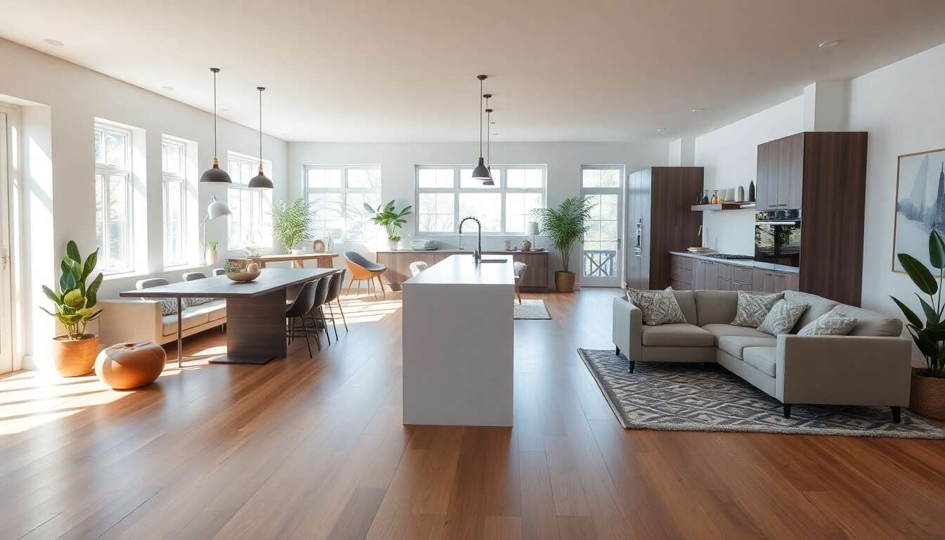 Cuisine ouverte sur salon : idées et inspirations