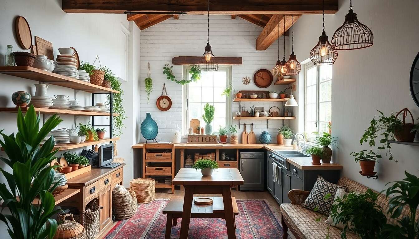 Les accessoires de d&eacute;coration pour parfaire le style boh&egrave;me