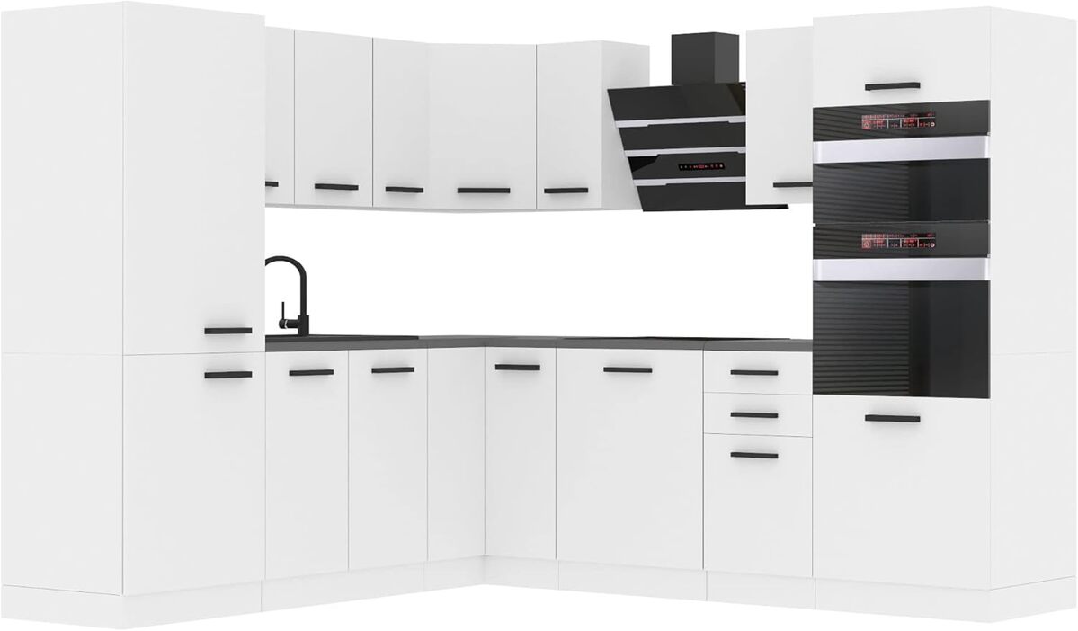 Test : cuisine complète L-Forme Stacy Belini en blanc mat