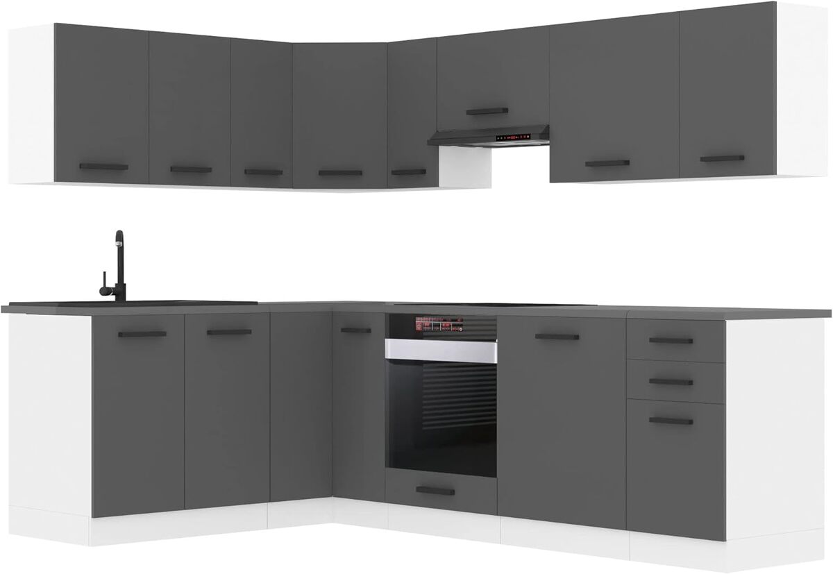Test de la cuisine Belini Janet : un design L-forme argent mat qui séduit