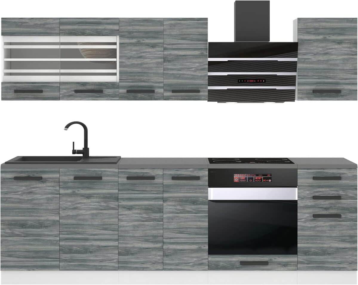 Test de la cuisine Belini Margaret 240 cm - élégance en chêne