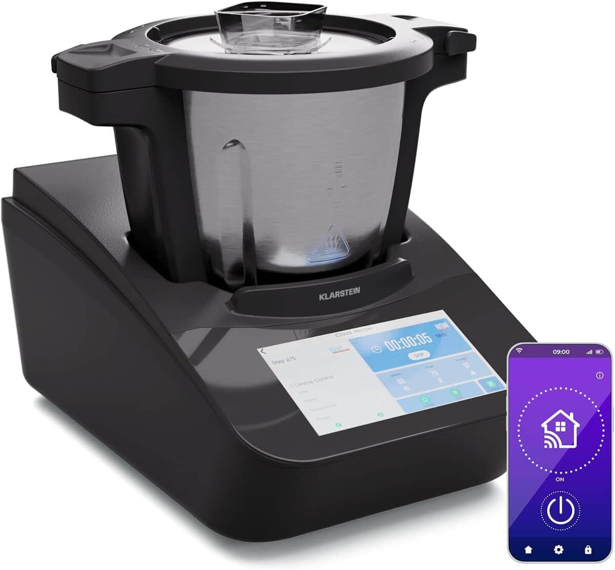 Test du robot cuisine Klarstein 4 en 1, 1700W multifonction