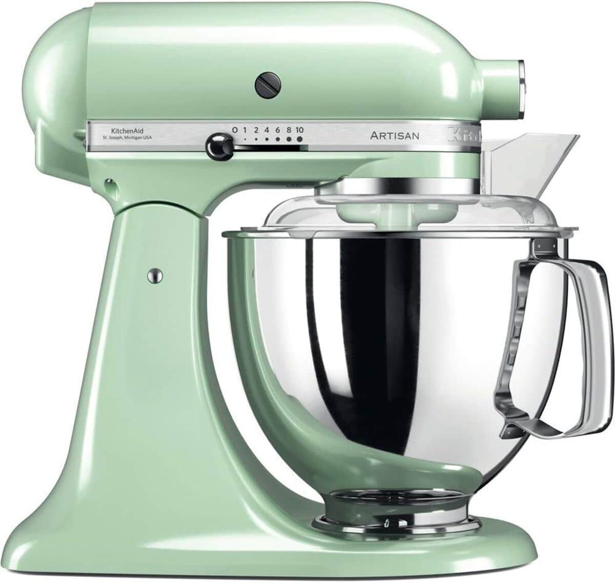 Test : kitchenAid Robot pâtissier Artisan pistache 4, 6 L