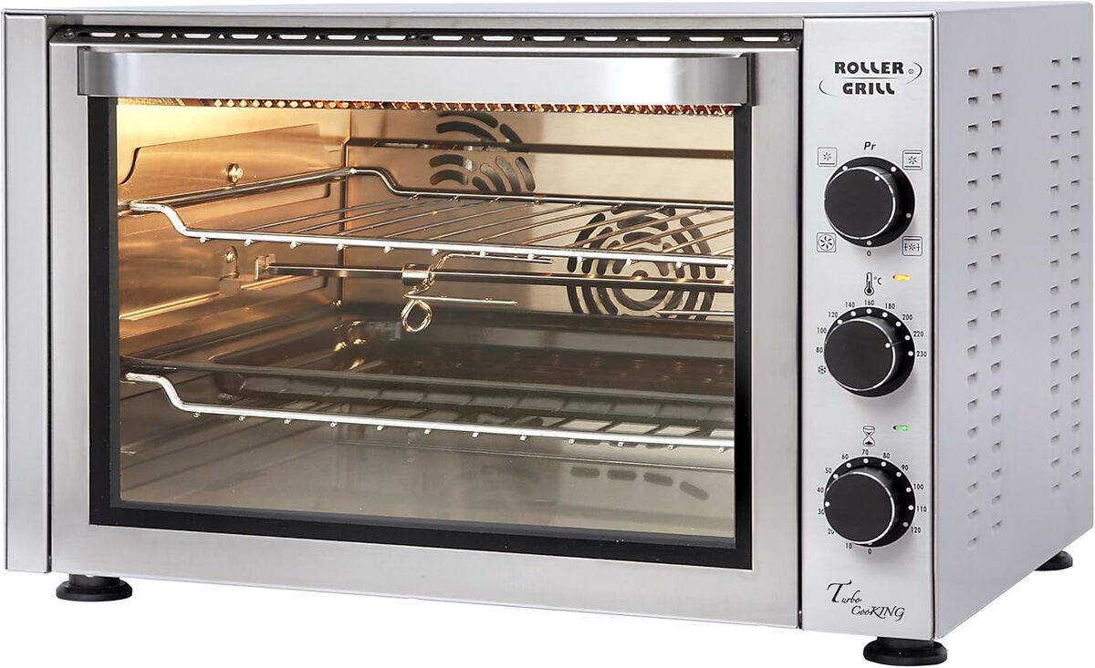 Test du four ROLLER GRILL TQ380I : performance Turbo Quartz 38L