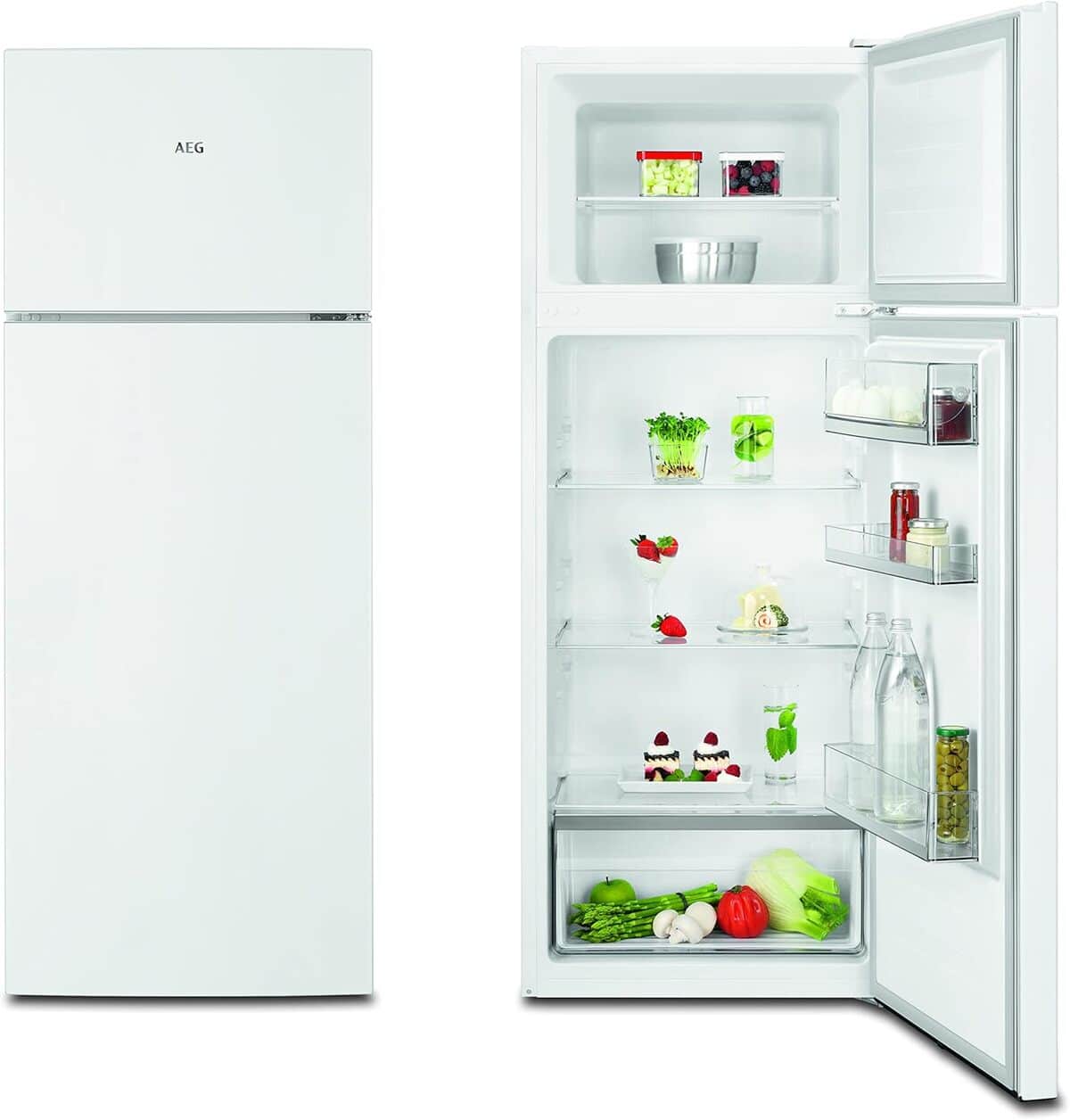 Test du réfrigérateur AEG RDB424E1AW série 5000 : efficacité ColdSense et LowFrost