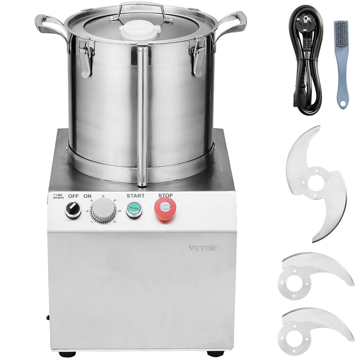 Test du robot culinaire VEVOR 15 L : hachoir multifonction inoxydable