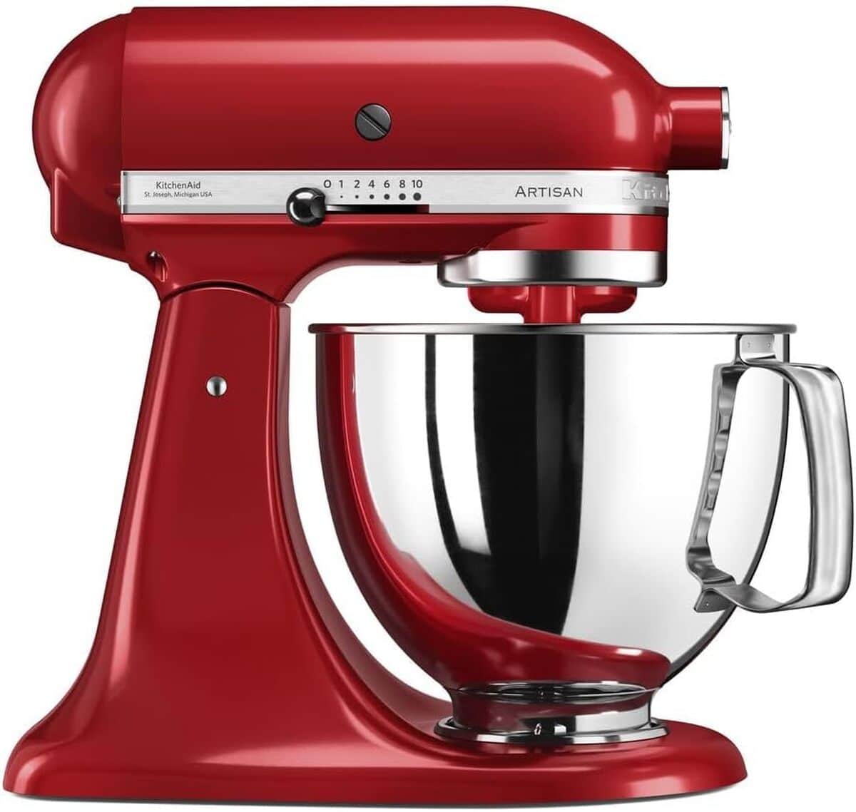 Test du robot pâtissier KitchenAid Artisan : polyvalence et design en rouge