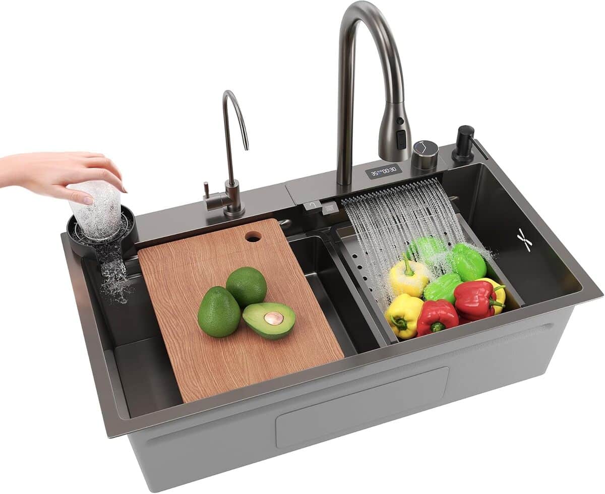 Test : évier Sirhona inox 80 cm multifunction cascade