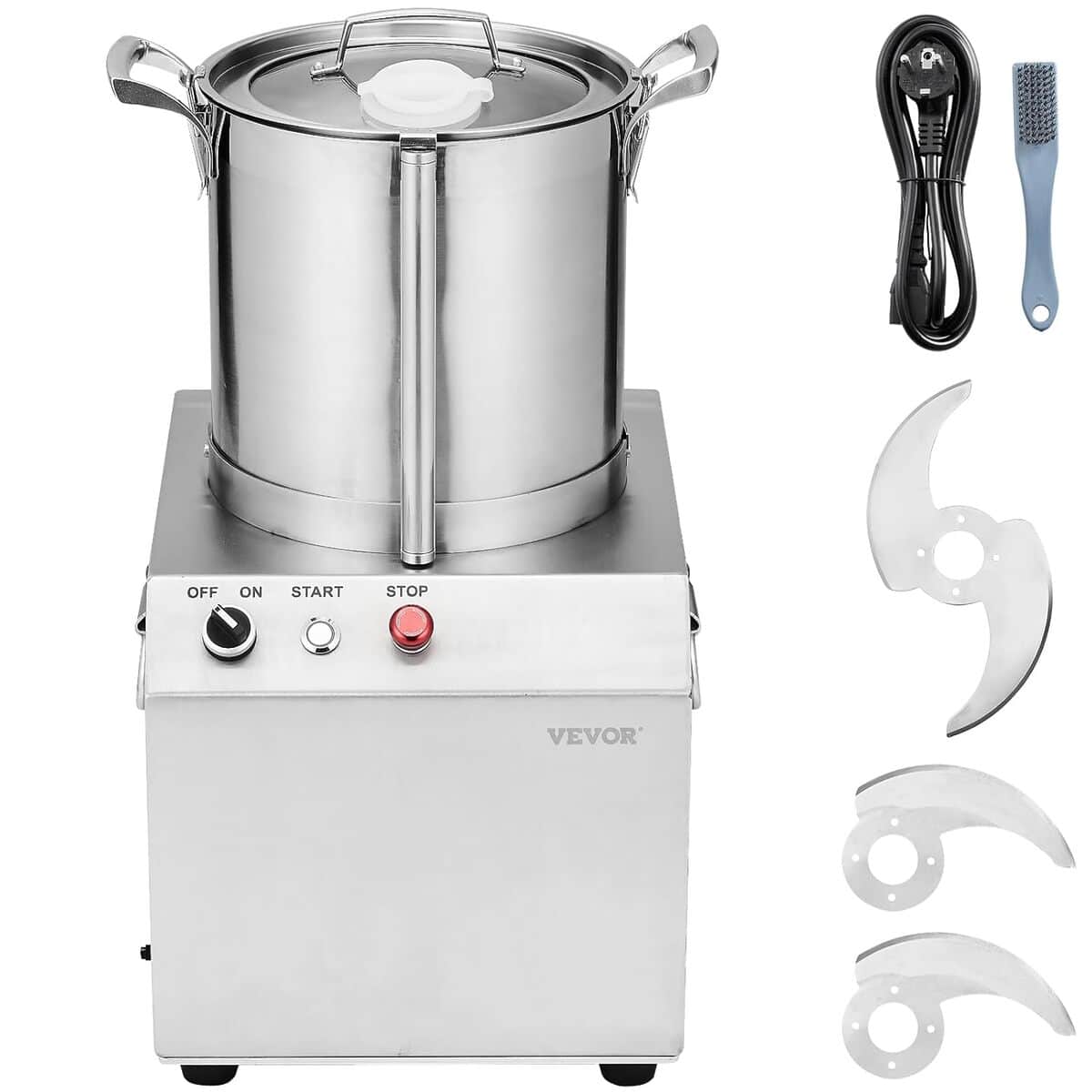Test VEVOR robot culinaire 10 L : performance multifonction inoxydable