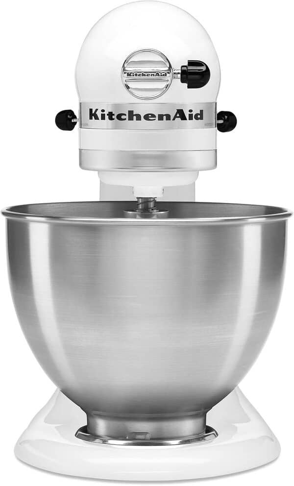 Kitchenaid Batteur KitchenAid Classic K45 5K45SSEWH, 275W. Capacité: 4.3L. Couleur: blanc., J400