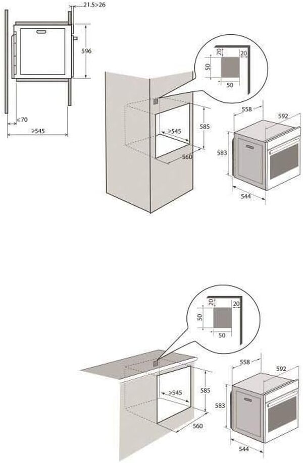 Four électrique encastrable Pyrolyse Chaleur tournante - Multifonction - BRANDT BXP5560X - Inox - 73 L - Classe A+