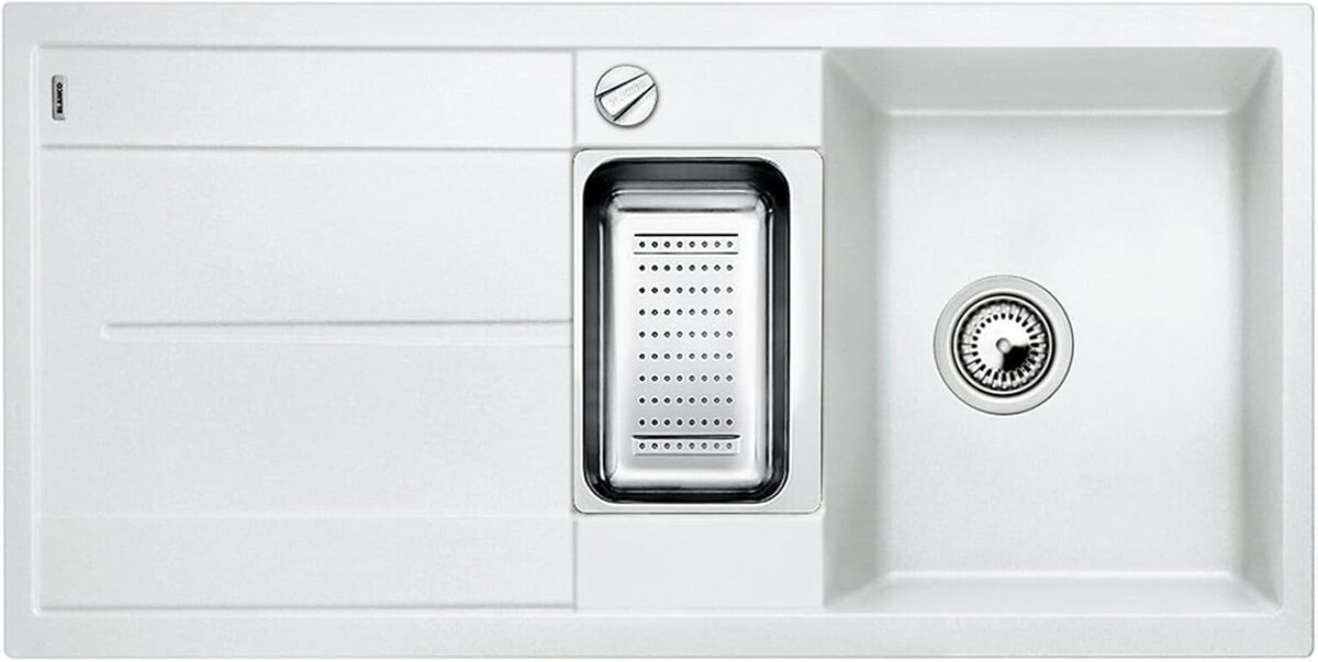 Évaluation de l'évier blanco metra 6 s en granit blanc avec égouttoir intégré : un choix pratique et esthétique