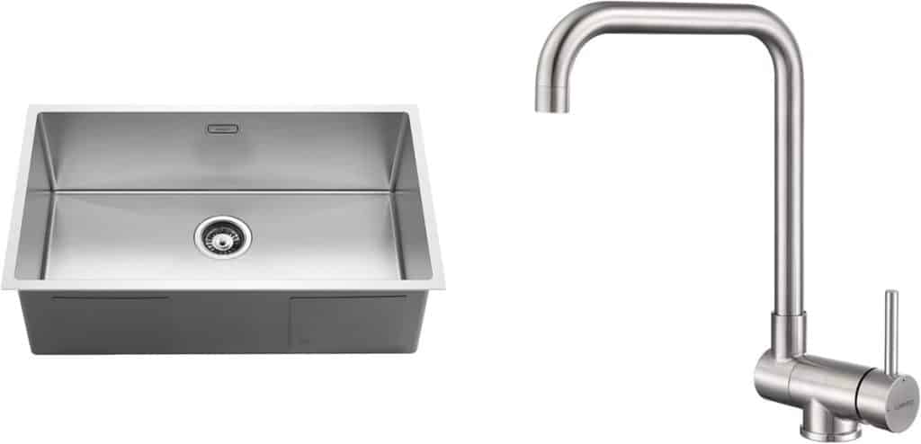 Test de l'évier cuisine Lonheo 74x44cm en inox 304