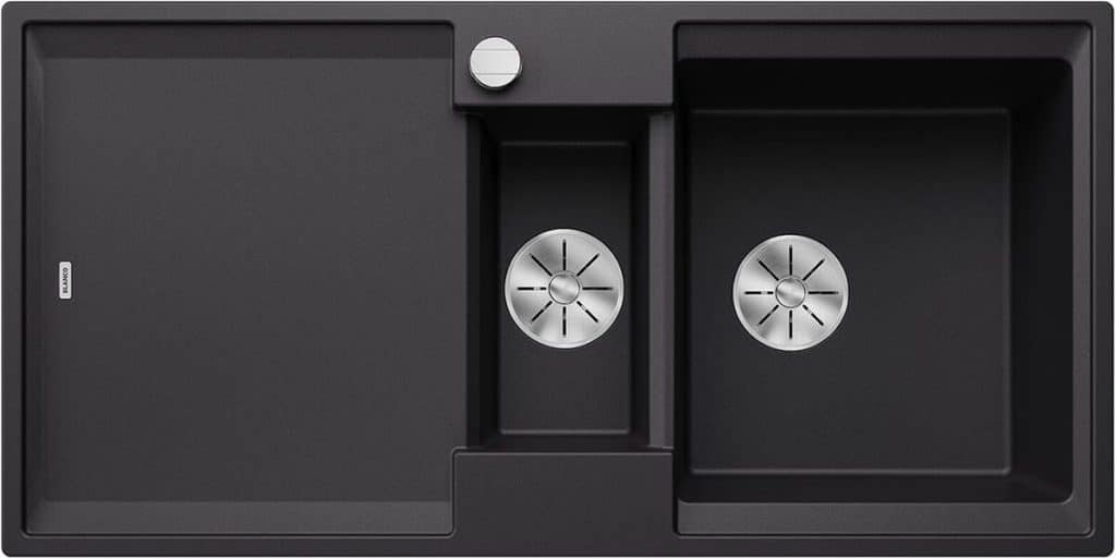 Test de l'évier granit noir Blanco Adira 6 S : design et praticité