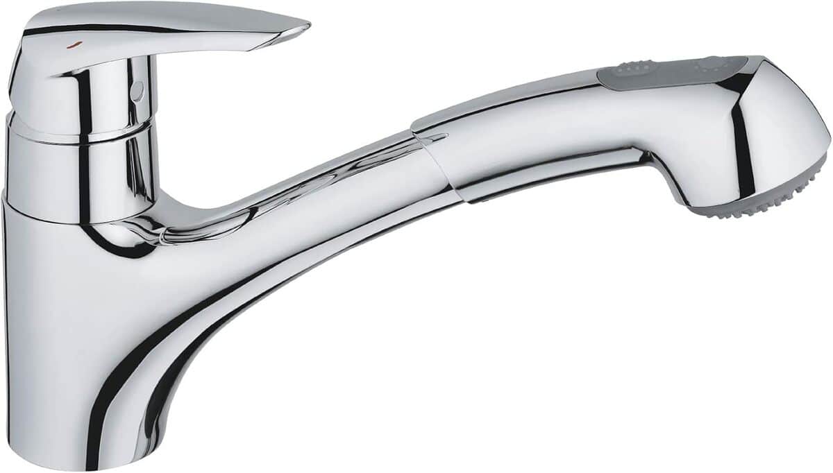 Test du mitigeur de cuisine avec douchette Grohe Eurosdisc 32257001