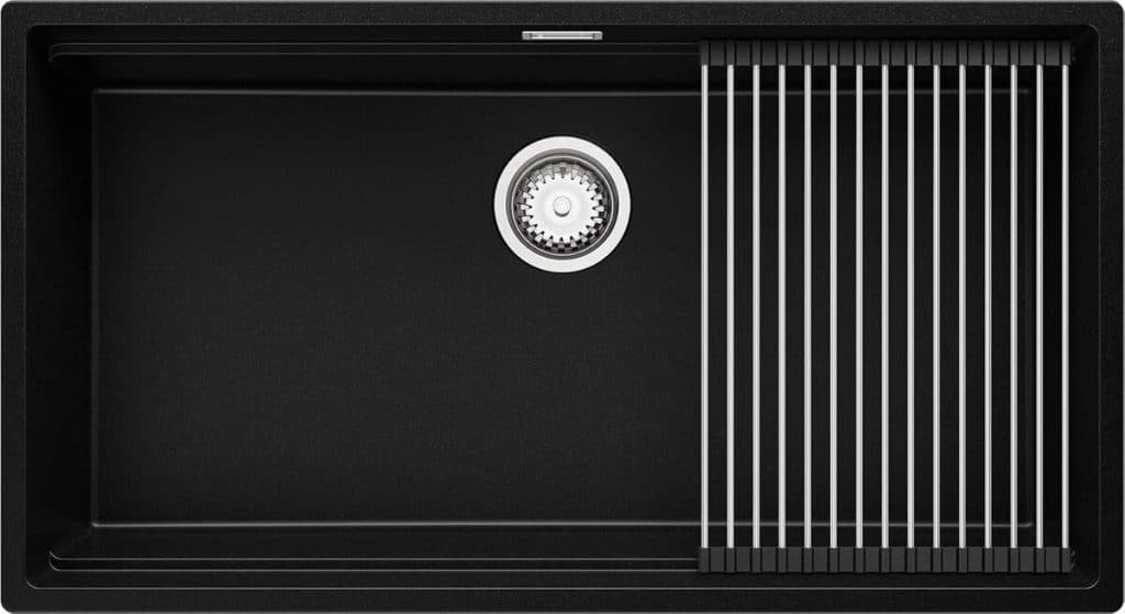 Test : evier Primagran Prague Slim 1 bac en granit noir