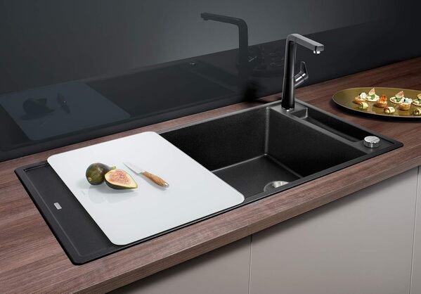 Blanco 523517 | Évier de cuisine en granit AXIA III XL 6 S | Couleur/Finition : Tartufo